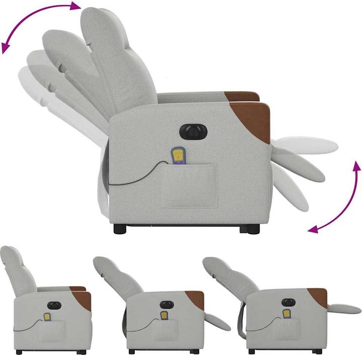 Actual product image vidaXL Massagesessel mit Aufstehhilfe