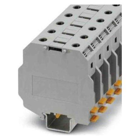 Phoenix Contact UKH 50 1500V 3247400 Hochstromklemme Polzahl: 2 25 mm² 70 mm² Grau 10 St., Elektronikkabel + Stecker, Grau