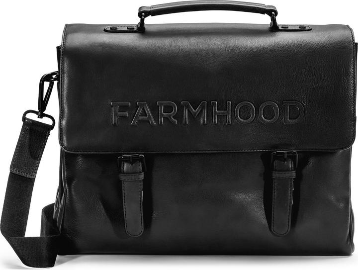 Produktbild Farmhood Memphis Aktentasche XXL 3 Fächer Leder 39 cm