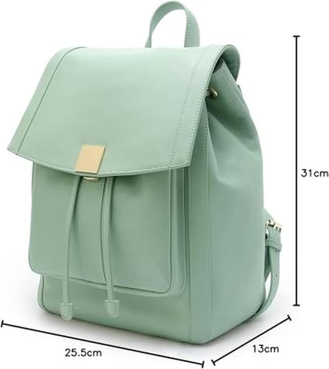 Actual product image Kate Moss Lyana Waterproof Backpack with Closure and Compartments