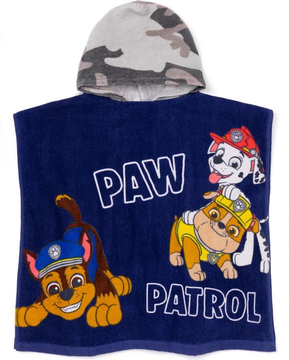 Image du produit Paw Patrol Serviette à capuche enfant/enfant Camo