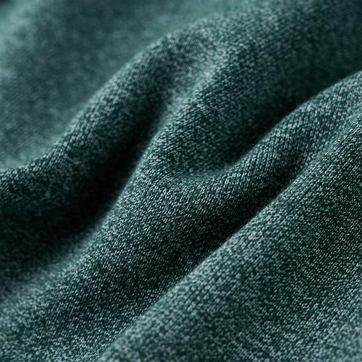 Produktbild VidaXL Kinder-Sweatshirt Dunkelgrün Melange 92,Material: 50 (92)
