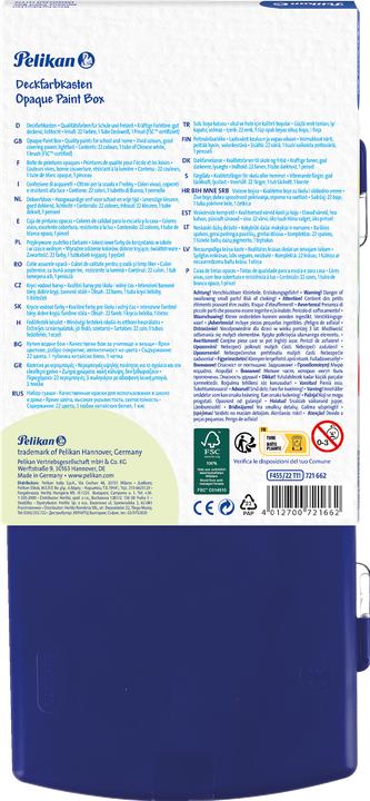 Produktbild Pelikan Deckfarbkasten F455, 22 Farben