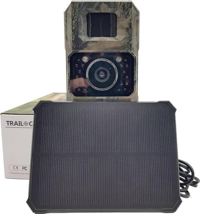 Actual product image Berger & Schröter Mini 48 MP wildlife camera 48 megapixel incl. solar charger with Li
