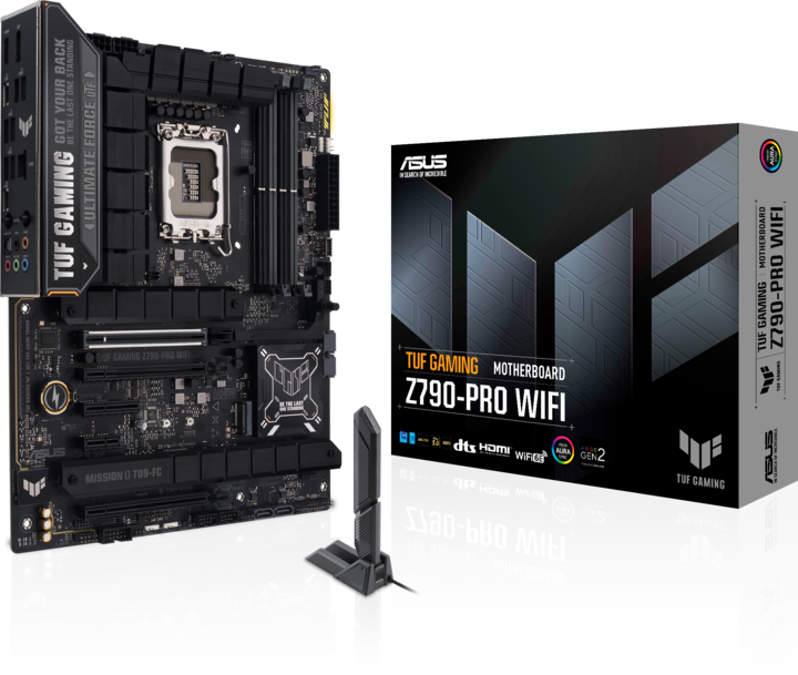 Actual product image ASUS TUF GAMING Z790-PRO WIFI (LGA 1700, Intel Z790, ATX)