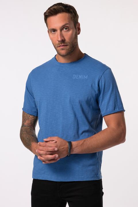 Produktbild JP1880 JP 1880 T-Shirt, Halbarm, Brustprint, offene Kanten (7XL)