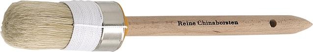 Produktbild HP Autozubehör Ringpinsel Grösse 12 Borstenlänge 90 mm 20 mm helle Chinaborste roher Holzstiel (90 mm)