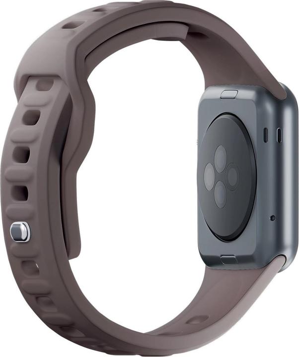Produktbild 3MK Silicone Watch Strap brązowy/taupe dla Apple Watch 42/44/45/49mm (Silikon, Edelstahl)