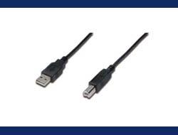Produktbild Digitus USB2.0 Anschlusskabel, 1,8m (1.80 m, USB 2.0)