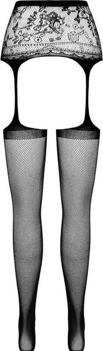 Produktbild Passion S028 Medias Con Liguero Negro Talla Unica (One Size, Einzelpack)