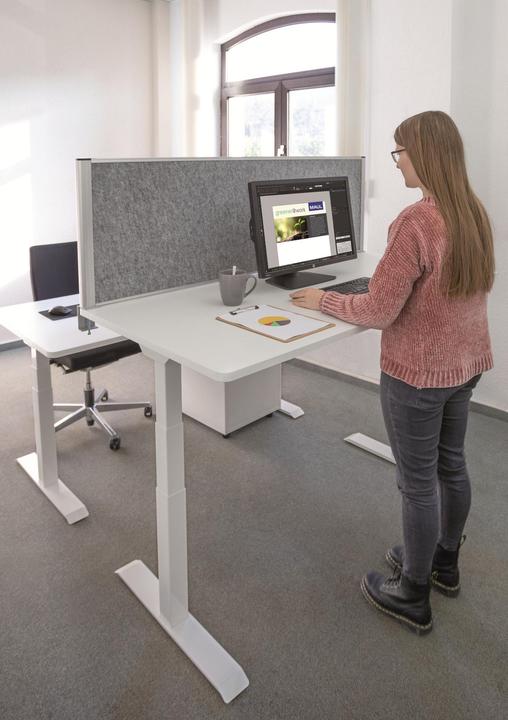 Actual product image Maul MAULconnecto 120x50cm acoustic desk divider d.gr/si (120 x 50 cm)