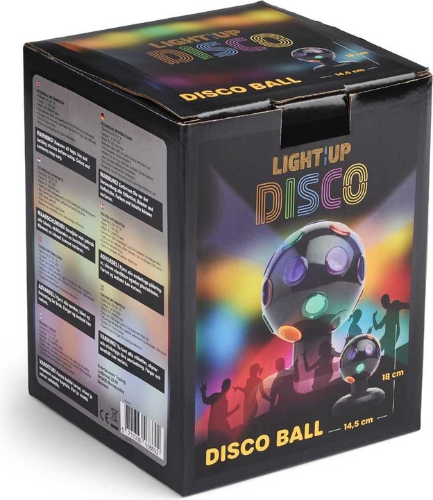 Produktbild Light-Up LIGHT - UP - Disco Ball Black 13cm (MCDC007) (13 cm)