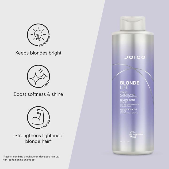 Actual product image Joico Blonde Life Violet Conditioner 1000ml (1000 ml)