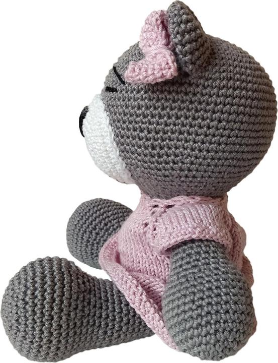 Actual product image Natura Punto Crochet bear, cuddly toy (27 cm)