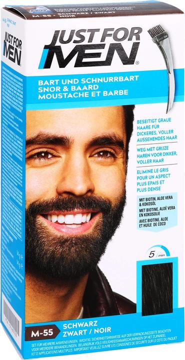 Just For Men Brush-In-Color-Gel (M55 Black Real Black)