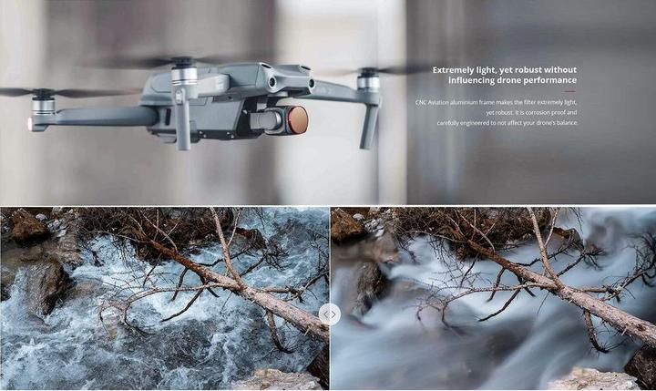 Actual product image Pgytech DJI Air 2S - VND Filter (6 to 9-Stop) (Drone filters, DJI Air 2S)