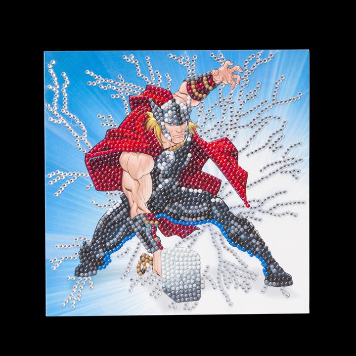 Produktbild Craft Buddy Thor, Karte 18x18cm Crystal Art