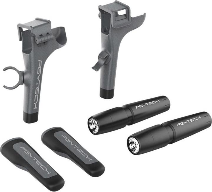Produktbild Pgytech Landegestellverlängerung inkl. Scheinwerfer Mavic 2 (Drohnen Beleuchtung, Drohnen Landegestell, DJI Mavic 2)