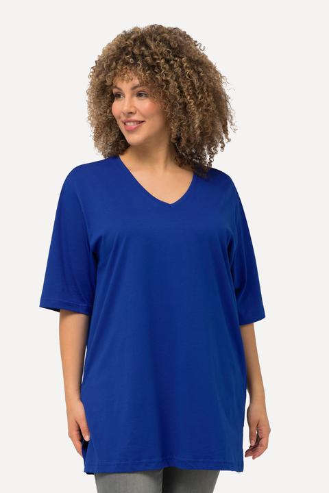 Produktbild Ulla Popken T-Shirt, V-Ausschnitt, Relaxed, Halbarm (46, 48)