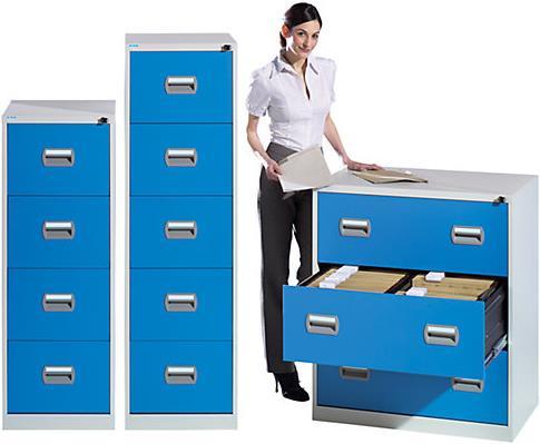 Image du produit eurokraft basic meuble classeur (46.70 x 61.80 x 129.60 cm)