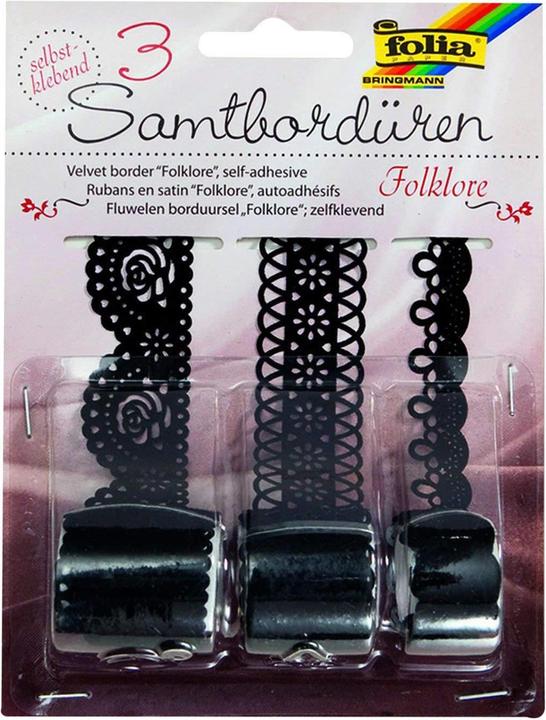 Produktbild Folia Samtbordure Folklore