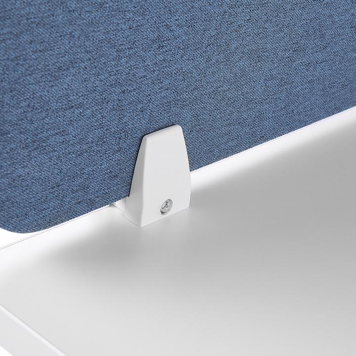 Produktbild Beliani Schreibtischtrennwand blau 72 x 40 cm WALLY (72 x 40 cm)
