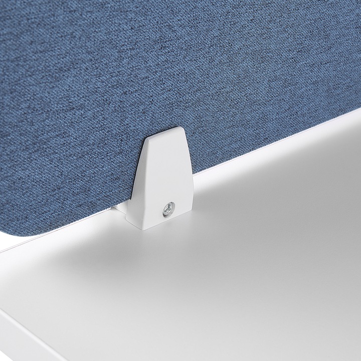 Produktbild Beliani Schreibtischtrennwand blau 72 x 40 cm WALLY (72 x 40 cm)