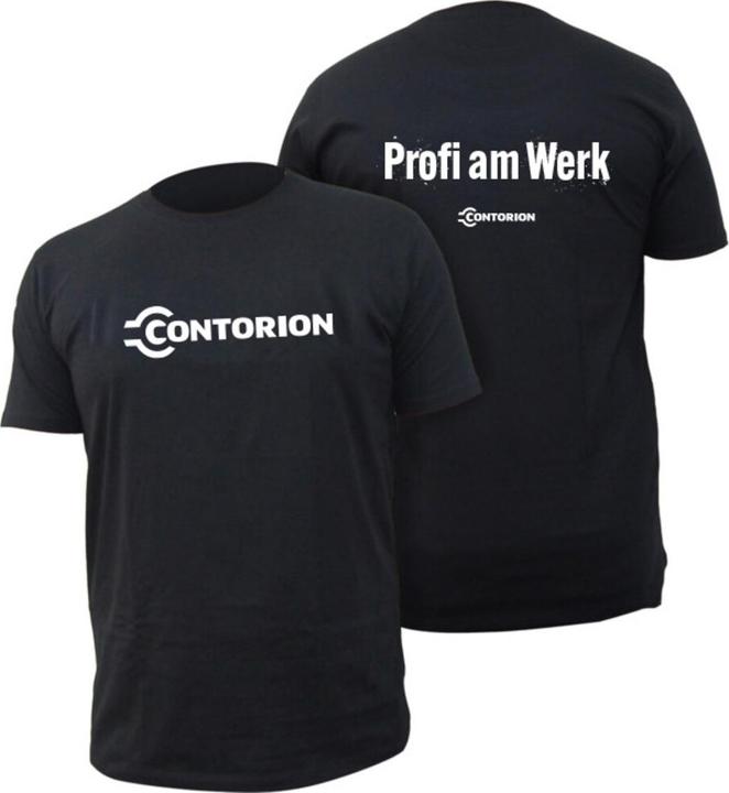 Contorion T-Shirt schwarz "Profi am Werk" S (S)