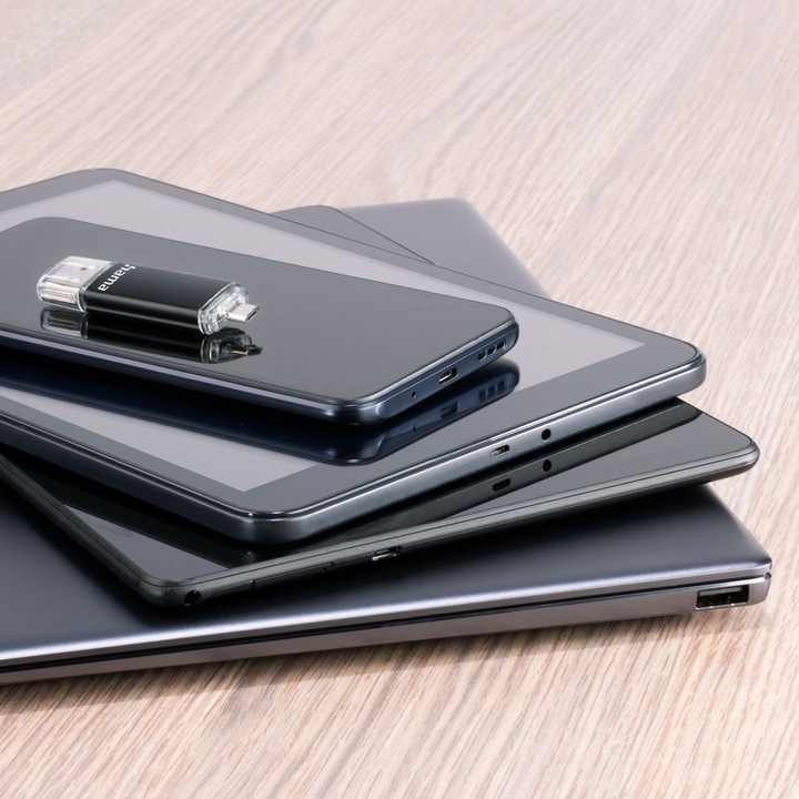 Produktbild Hama Laeta Twin (64 GB, Micro USB, USB 3.0, USB-A)