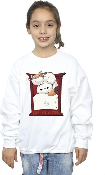 Produktbild Disney Big Hero 6 Baymax Frame Support Sweatshirt Mädchen (128)