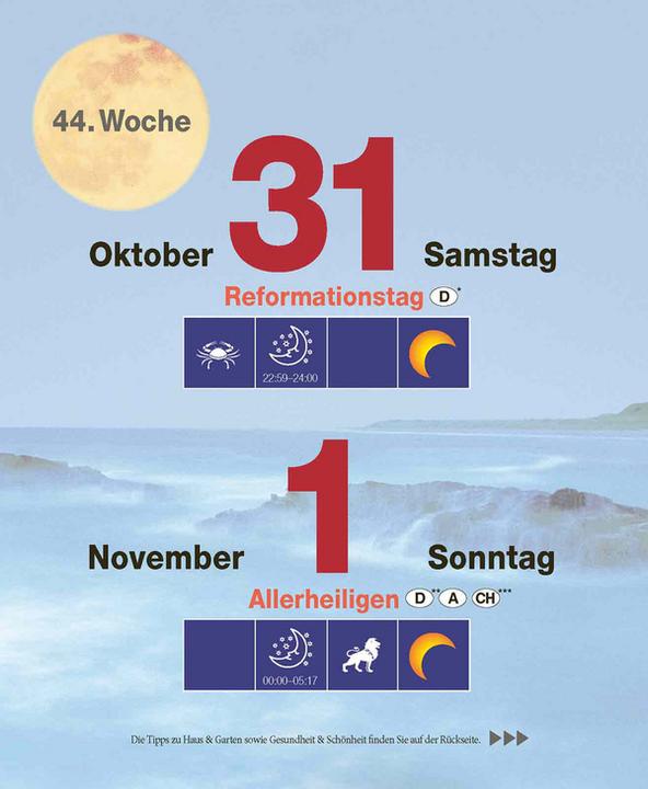 Produktbild Mond Abreisskalender 2026 (12 x 16 cm)