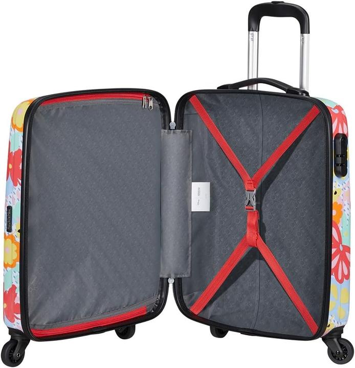Image du produit American Tourister Hypertwist, Spinner S, Valise Cabine, Multicolore (Minnie Flower) (36 l)