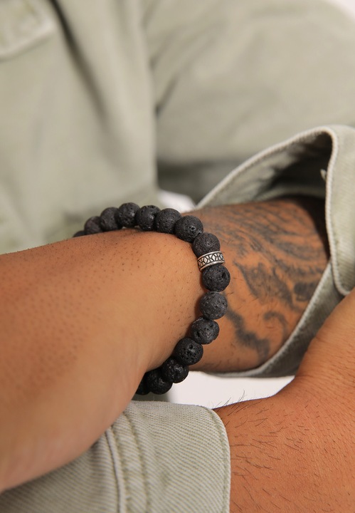 Produktbild Kuzzoi Perle, Perlenarmband (21 cm, Plastik, Lava, 925 Sterling Silber)
