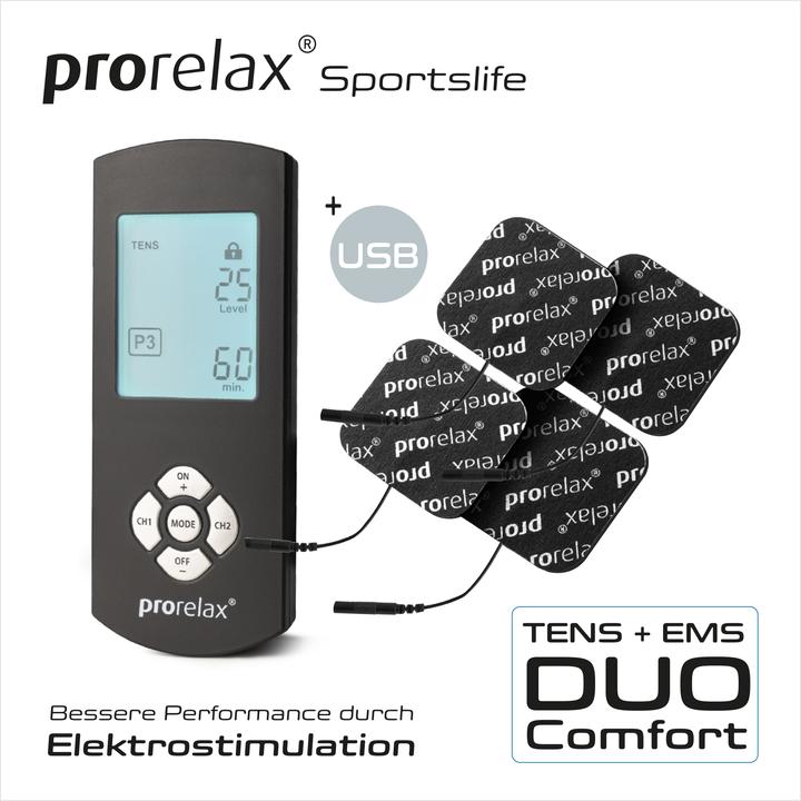 Actual product image Prorelax TENS+EMS DUO Comfort