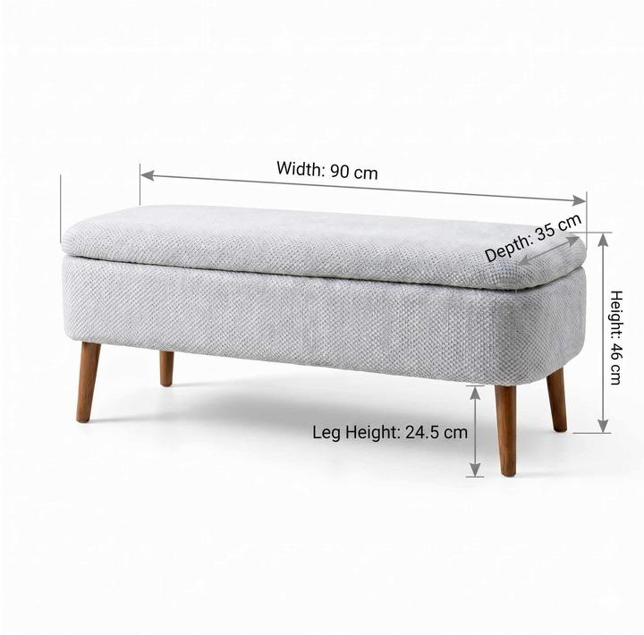 Produktbild Atelier del Sofa Oslo Linen Pouffe