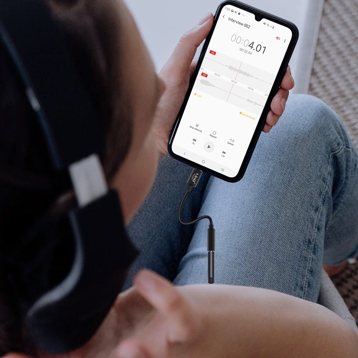 Produktbild LinQ USB-C /3.5mm Klinkenadapter (USB Typ C, 3.5mm Klinke)