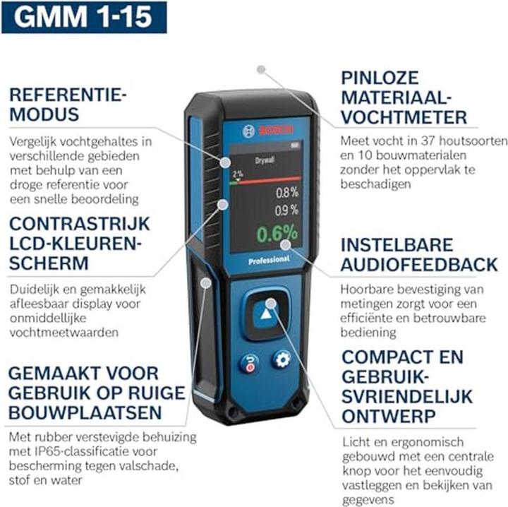 Actual product image Bosch Professional Feuchtemessgerät GMM 1-15