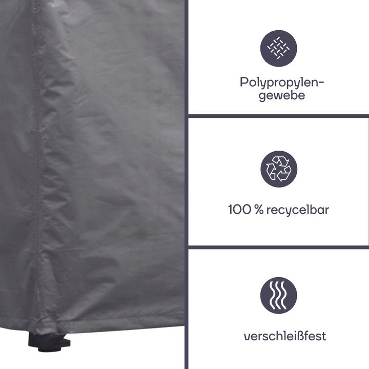 Productafbeelding Garden Lights Beschermhoes voor L-vormige loungeset - 215 cm