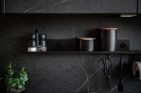 Actual product image Wenko Storage Jar Mio black (0.50 l)