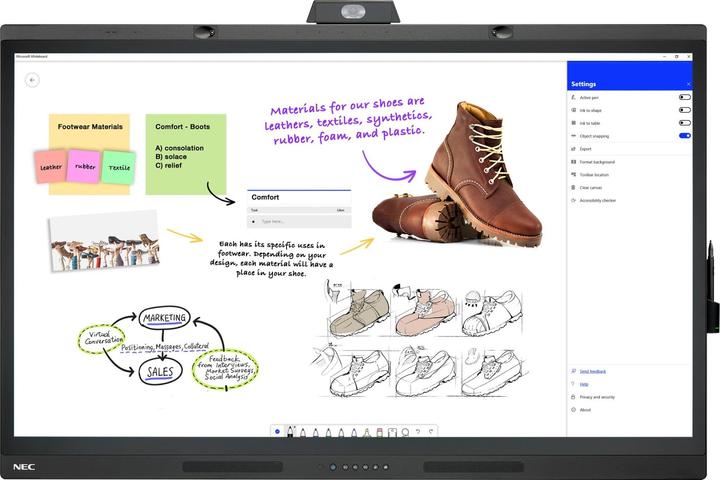 Produktbild NEC MultiSync WD551, 139,7 cm (55 Zoll), IPS, 3840 x 2160 Pixel, 400 cd/m², 4K Ultra HD, Direct-LED (3840 x 2160 Pixel, 55")