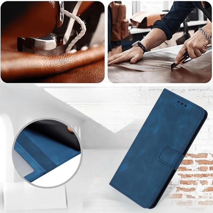 Actual product image Cover-Discount Xiaomi Redmi 14C / Poco C75 – Wildleder Look Etui im Vintage Design (Xiaomi Redmi 14C)