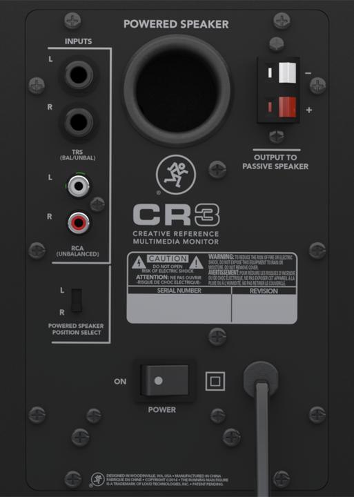 Actual product image Mackie Cr3 (Passive, Active, Pair)