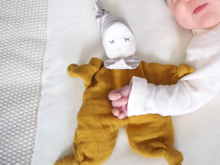 Image du produit Kikadu Poupée bébé Moutarde