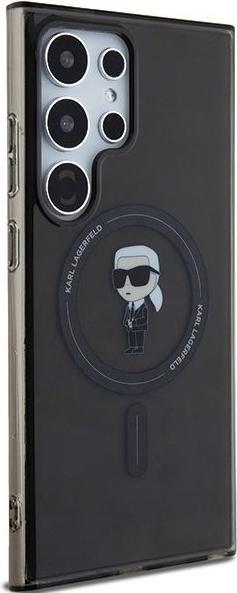 Produktbild Karl Lagerfeld KLHMS24LHFCKNOK S24 Ultra S928 czarny/black hardcase IML Ikonik MagSafe (Samsung Galaxy S24 Ultra)