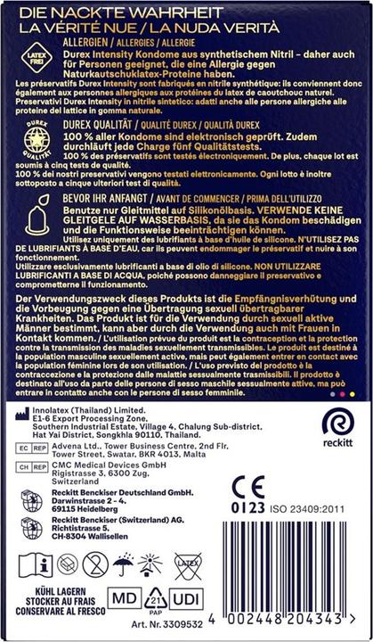 Produktbild Durex Intensity Classic (8 Stk.)