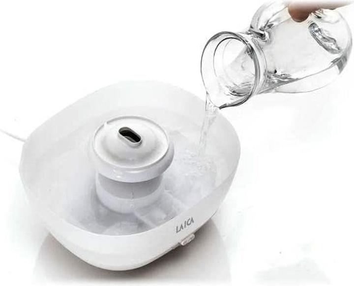 Produktbild Laica HEATED HUMIDIFIER THROUGH A HEATER AND SCENT DIFFUSER 1,8L 7,5 HOURS 200W WHITE HI3030 (55 m²)