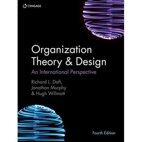 Organization Theory & Design, Sachbücher von Jonathan Murphy, Hugh Willmott, Richard Daft