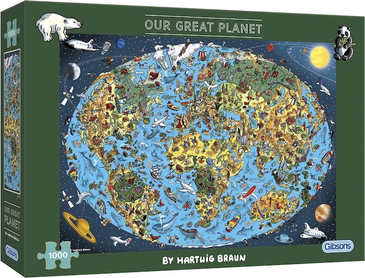 Produktbild Gibsons Puzzle Unser wunderbarer Planet 1000 Teile (1000 Teile)