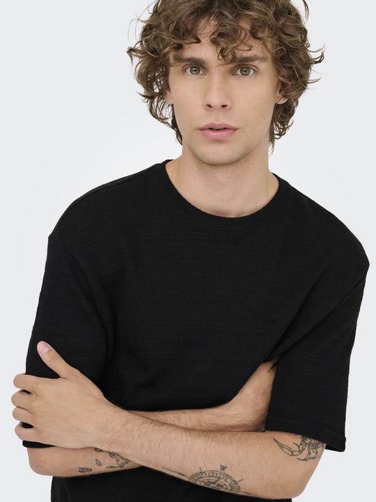 Actual product image Only & Sons Onsgivo Reg 12 Ss Crew Knit Noos (XS)