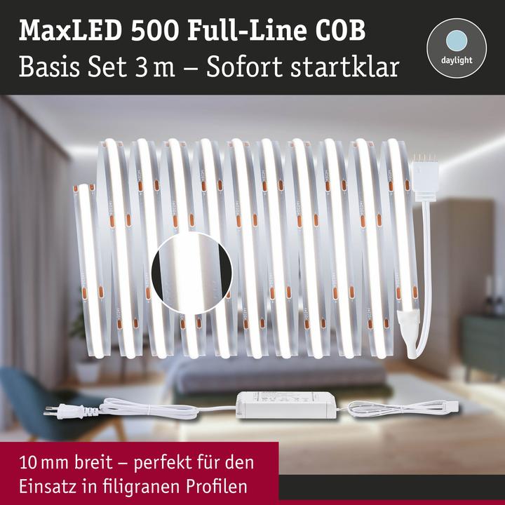 Produktbild Paulmann MaxLED 500 Full-Line COB Stripe Set (Tageslicht, 300 cm, Indoor)